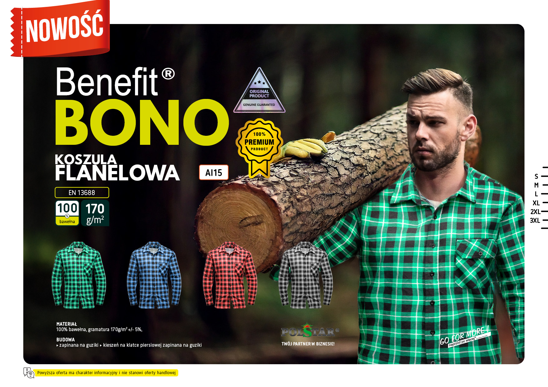 Nowość! Koszule flanelowe Bono